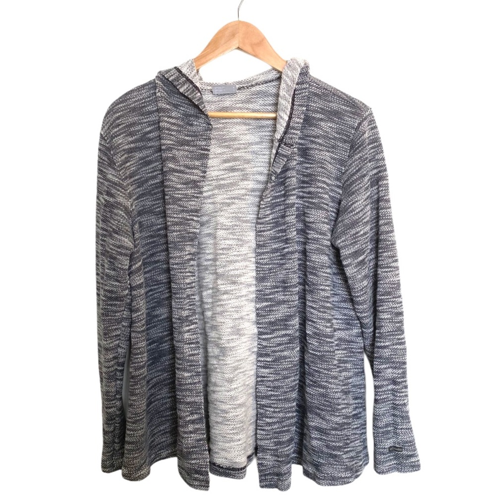 Columbia gray space dye open front cardigan
